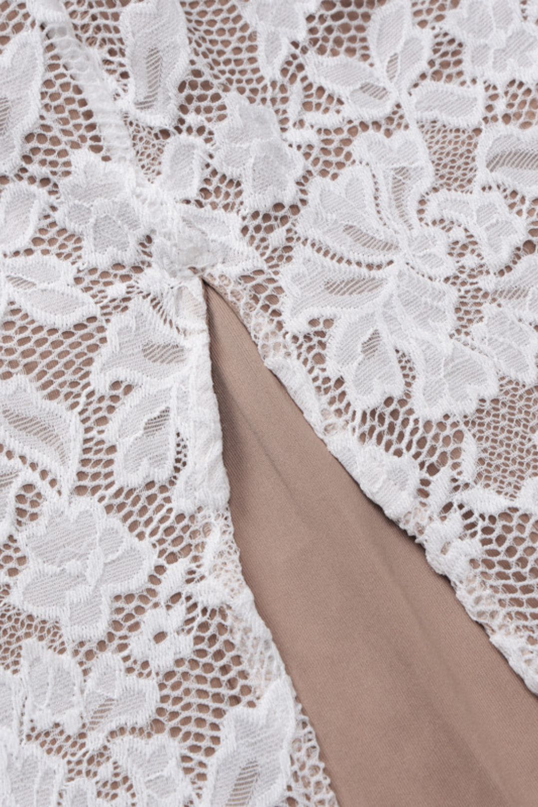 Sexy Lace Splicing Strap Backless Long Slim Suspender Dress