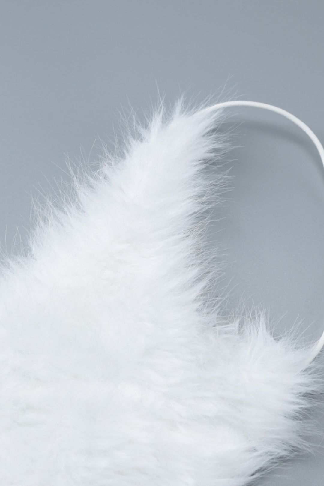 Sexy Hollow Back Zipper Solid Color Fur Suspender Hip Dress