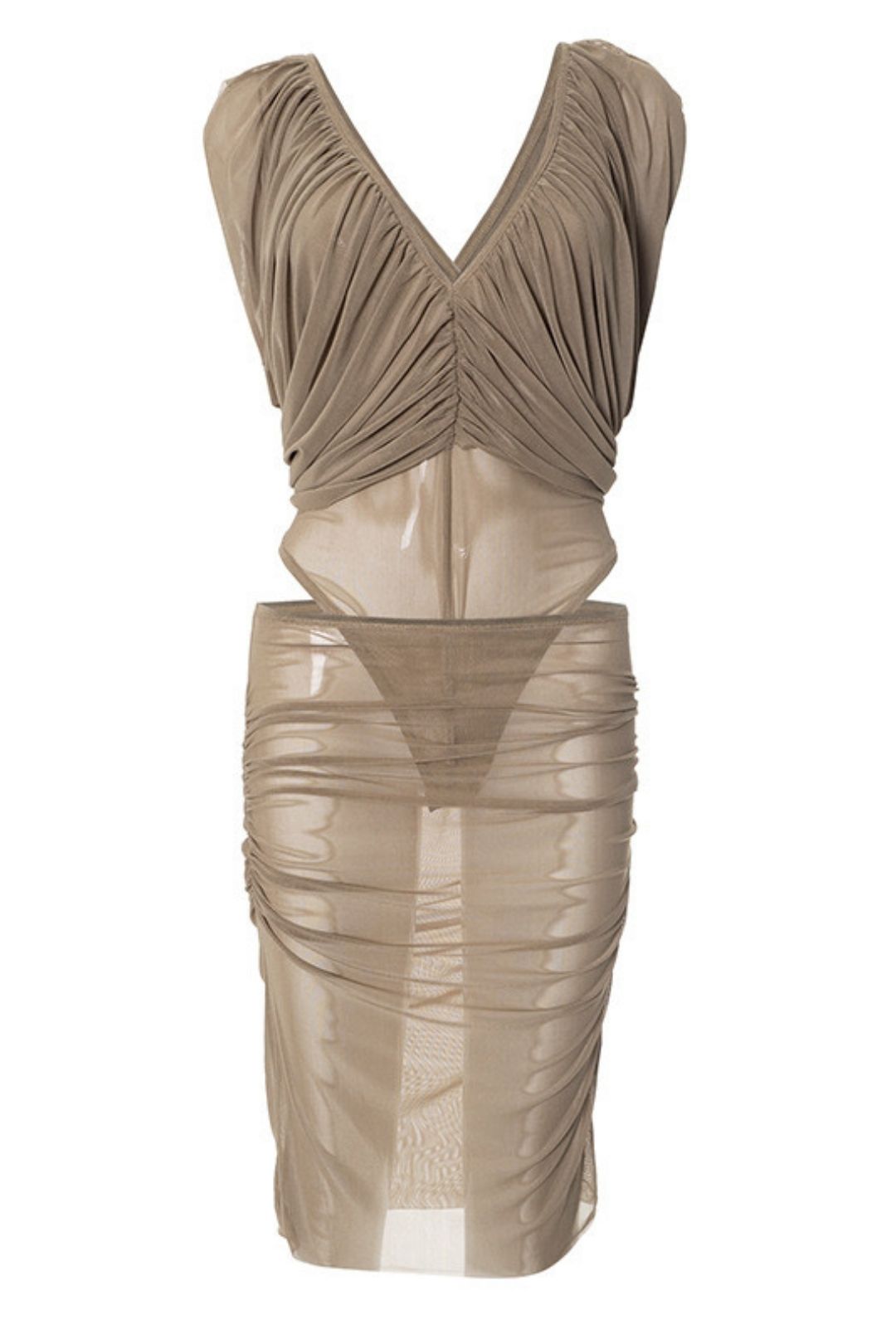 Summer Waist Slimming Tight Pleated Pure Desire Hip Skirt Suit