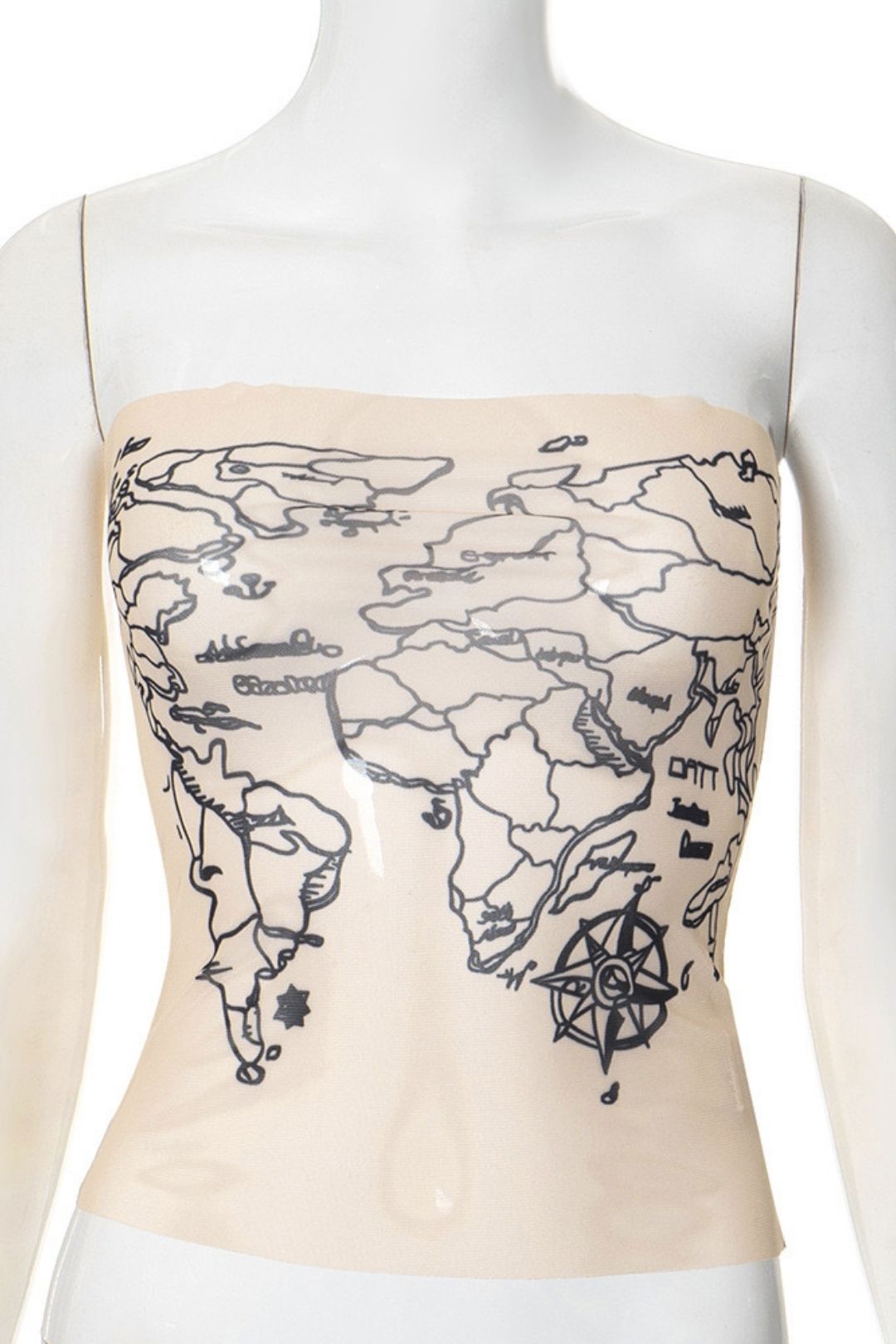 Print Sexy Micro-transparent Hot Girl Ins Style