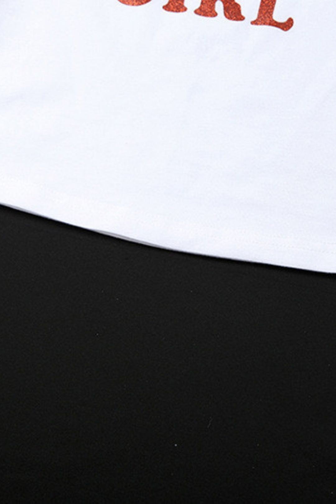 Solid Color Slim Street Fashion Round Neck Short Sleeve Printed Tops