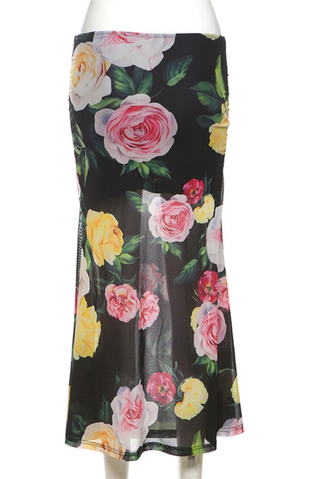 Solid Color Slim-fit Vest Fashionable Low-waist Hip Skirt