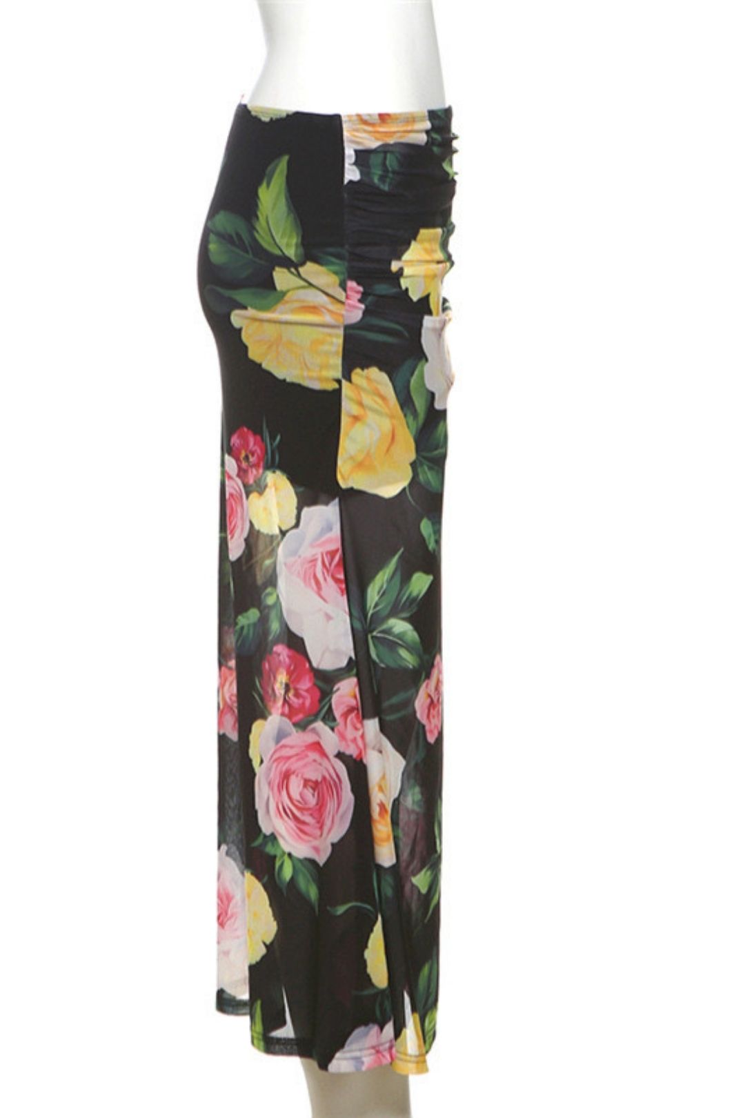 Solid Color Slim-fit Vest Fashionable Low-waist Hip Skirt