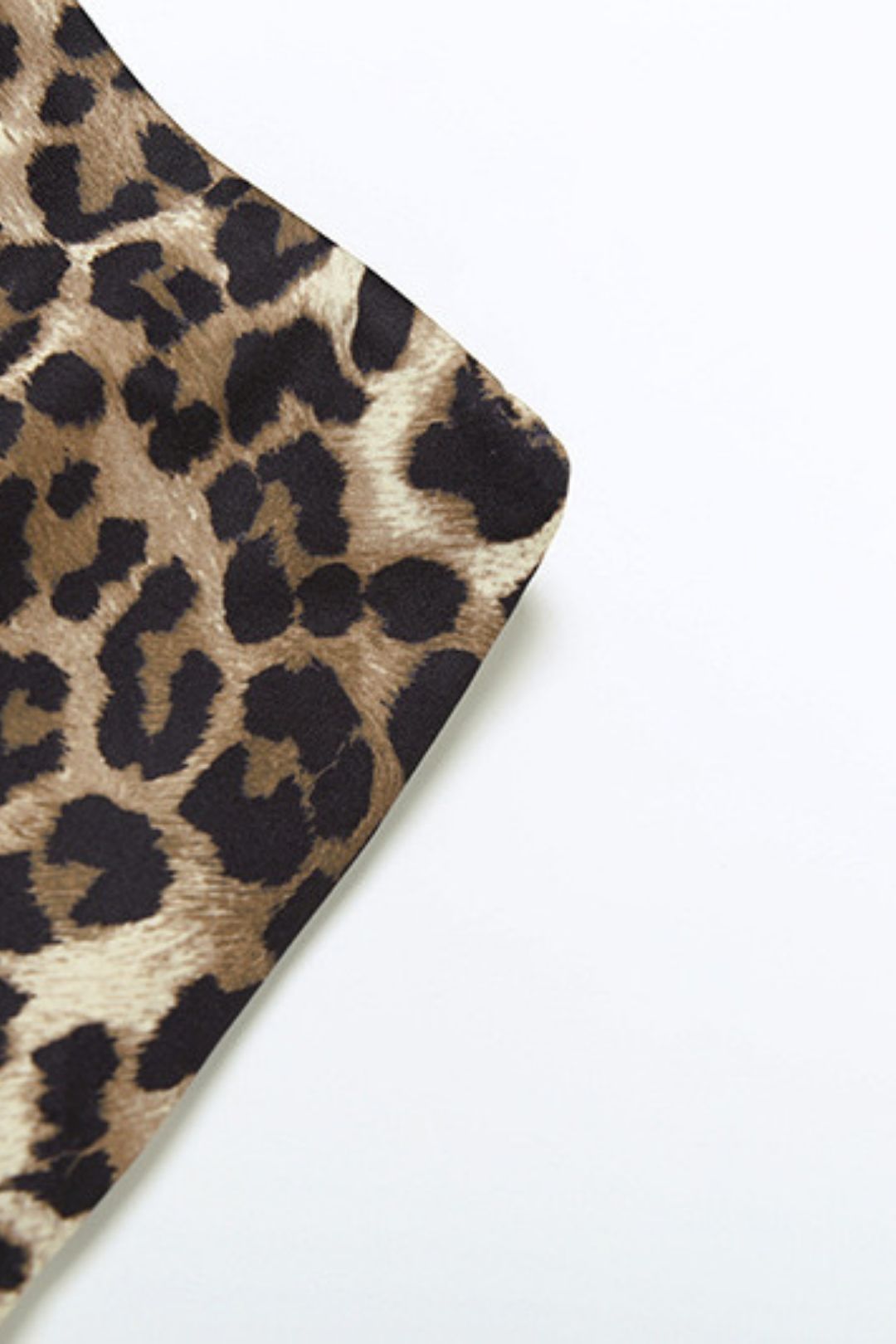 Solid Color Slim Street Fashion Low Waist Leopard Print Skirt