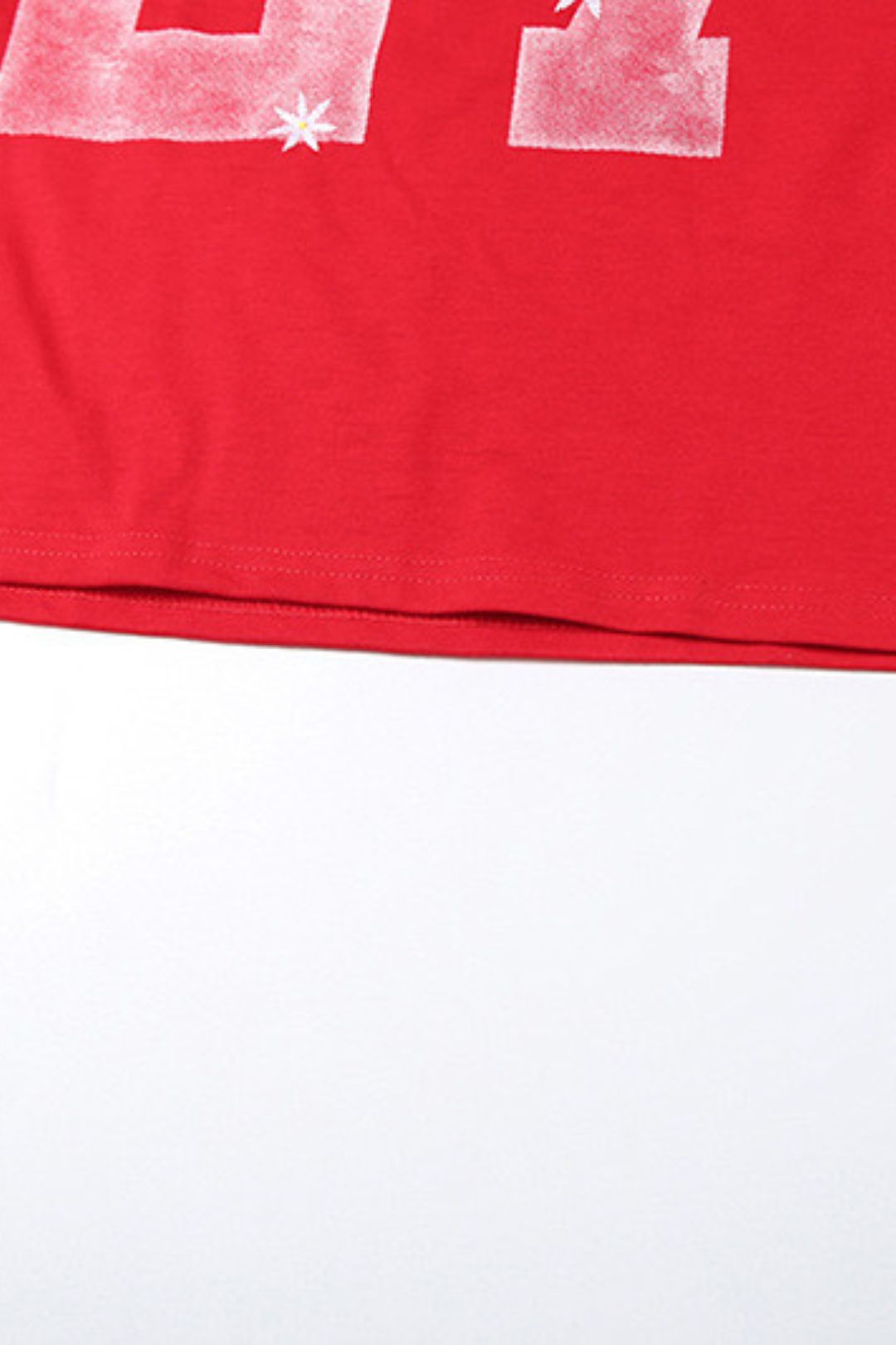 Sexy Loose Oblique Collar Navel Letter Print T-shirt