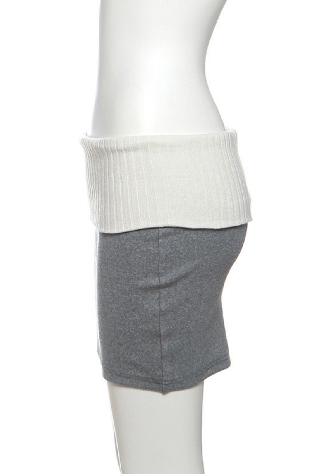 Solid Color Slim Round Neck Short Sleeve Fashionable Low Waist Skirt Suit