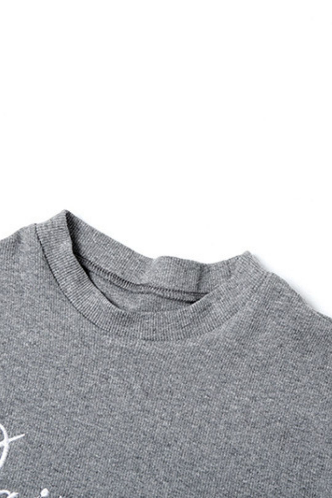 Solid Color Slim Round Neck Short Sleeve Fashionable Low Waist Skirt Suit