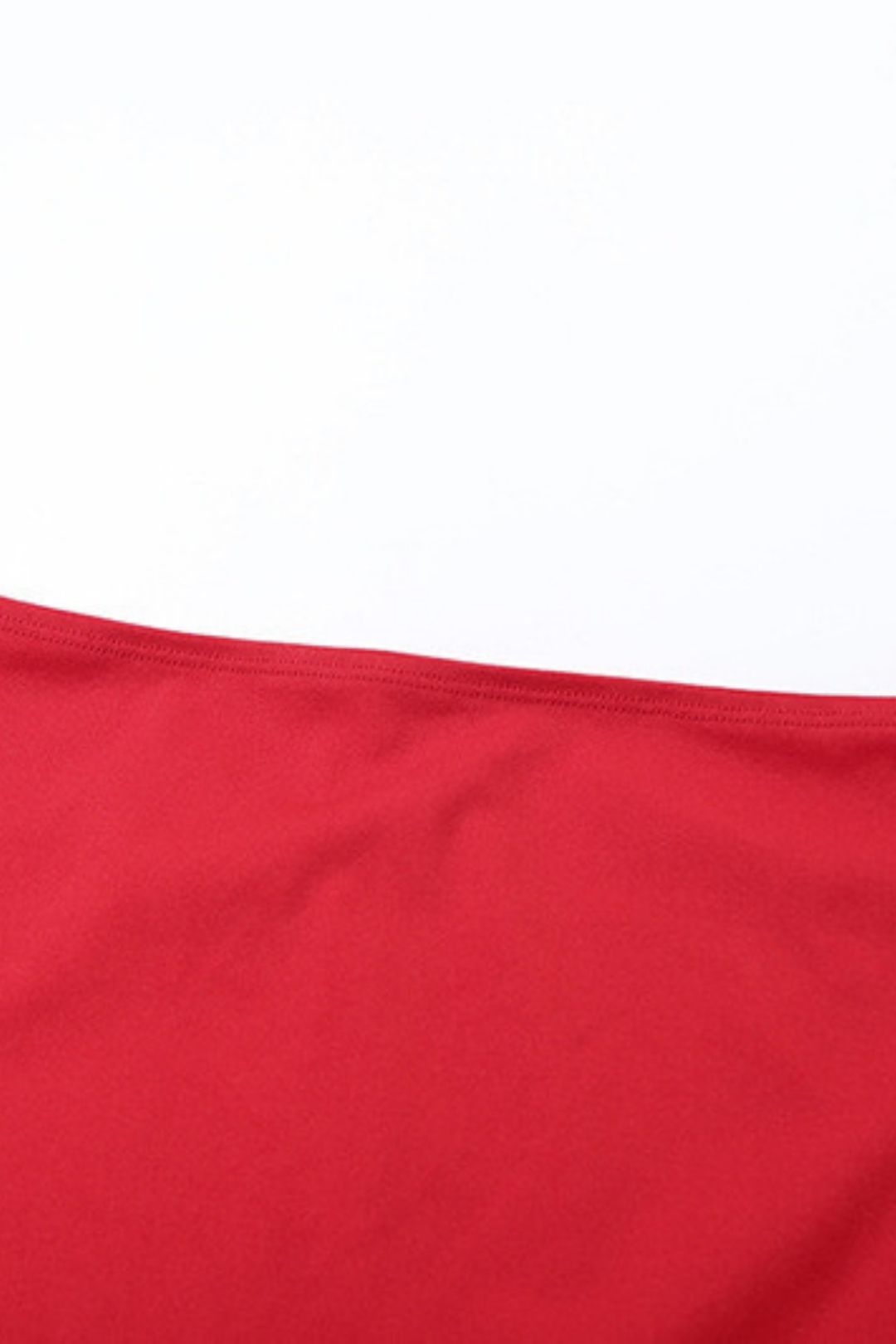 Solid Color Slim Round Neck Short Sleeve Fashionable High Waist Skirt Suit