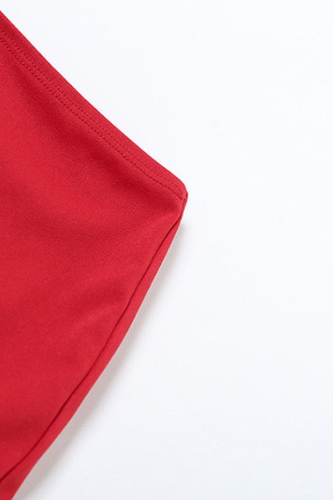 Solid Color Slim Round Neck Short Sleeve Fashionable High Waist Skirt Suit