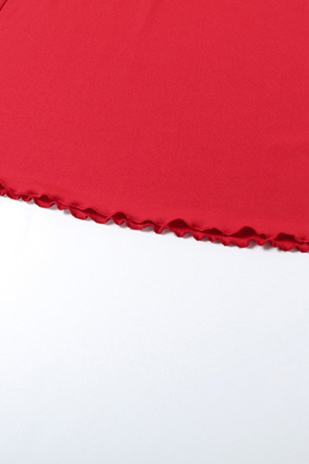 Solid Color Slim Round Neck Short Sleeve Fashionable High Waist Skirt Suit