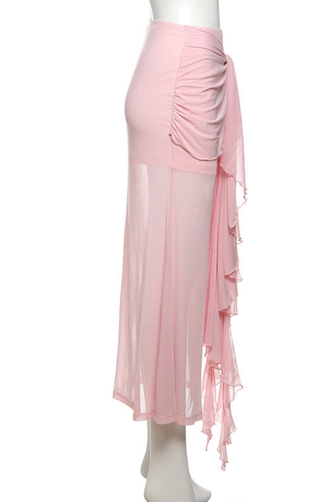 Solid Color Slim-fit Vest Fashionable High-waist Skirt Suit