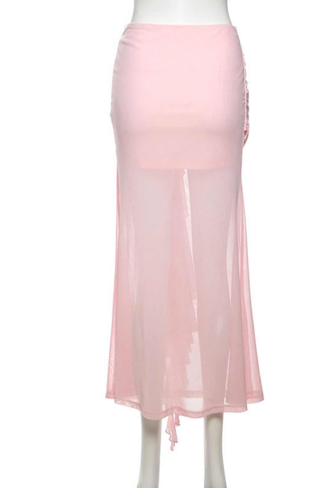 Solid Color Slim-fit Vest Fashionable High-waist Skirt Suit