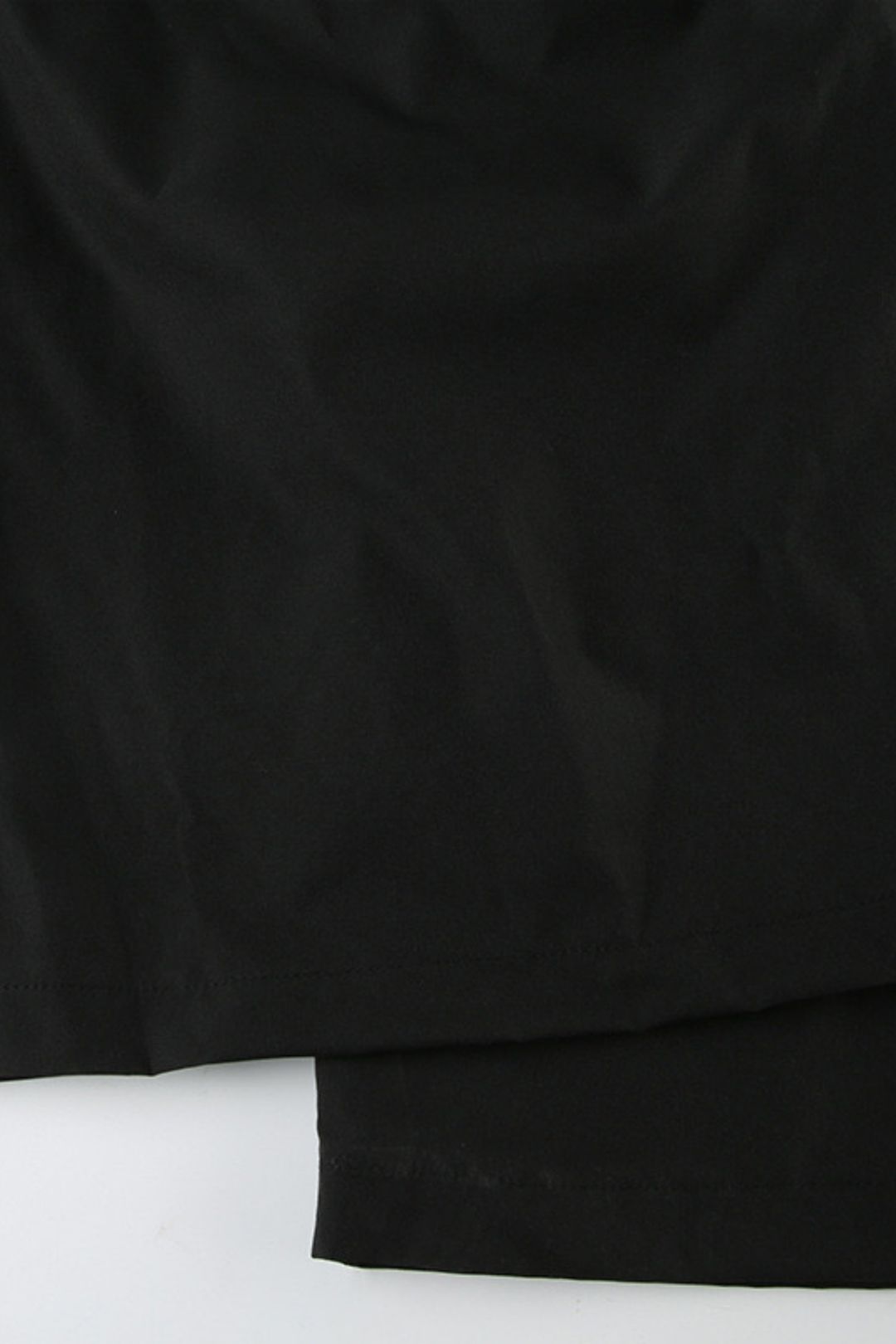 Lace-Trimmed Loose-Waisted Casual Pants, Slimming, Contrast Color, Wide-Leg, Drape-Style Trousers