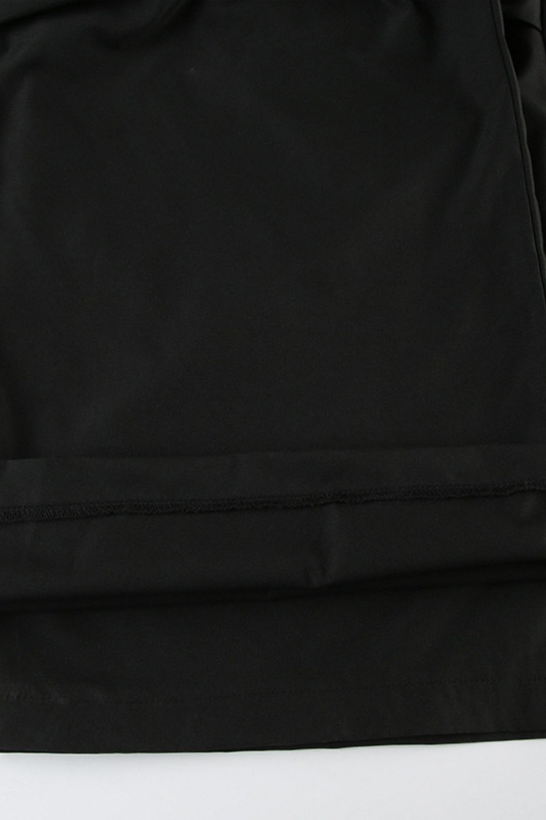 Lace-Trimmed Loose-Waisted Casual Pants, Slimming, Contrast Color, Wide-Leg, Drape-Style Trousers