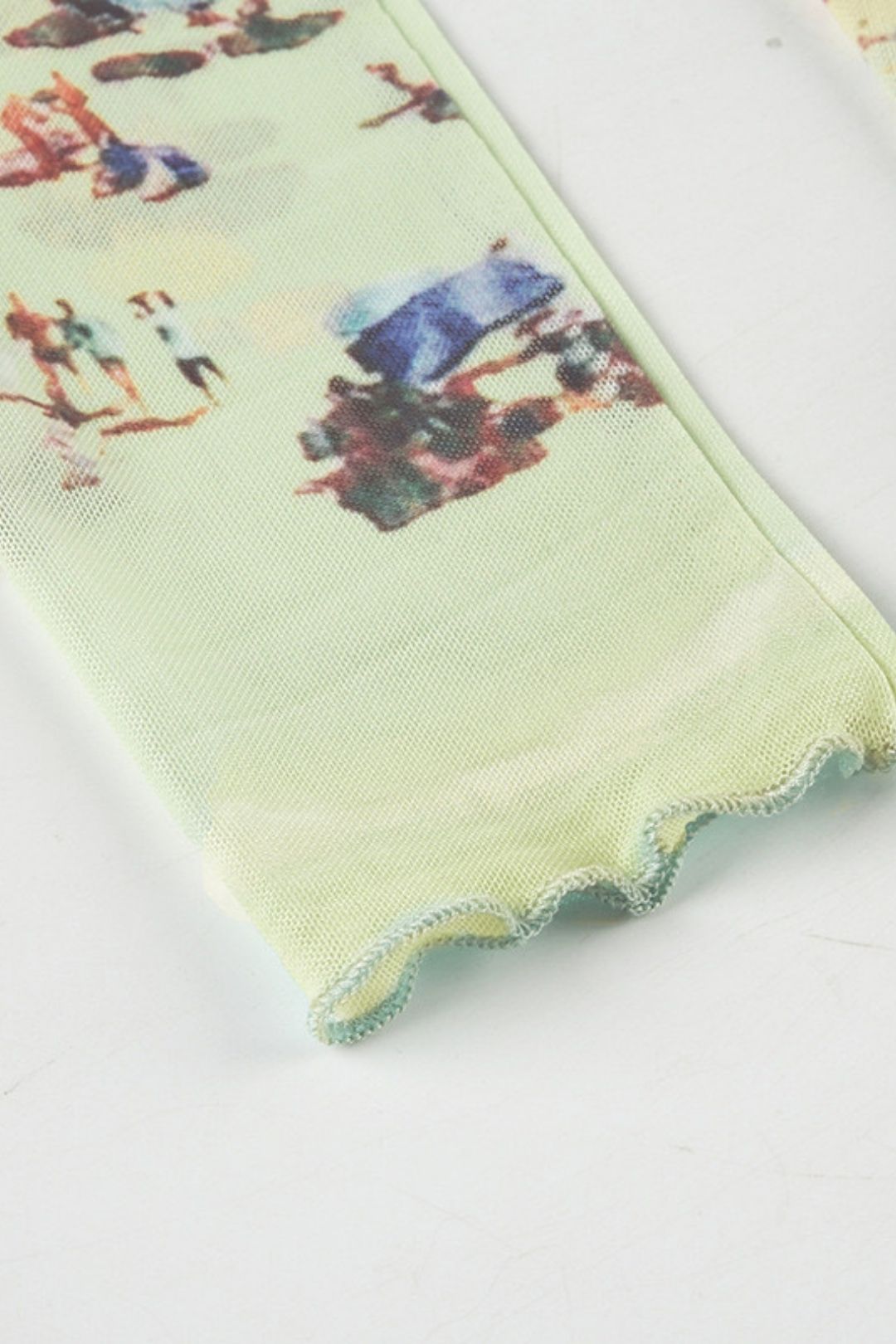 Slim Fit, Hot Girl Mid-high Collar Long-sleeved T-shirt