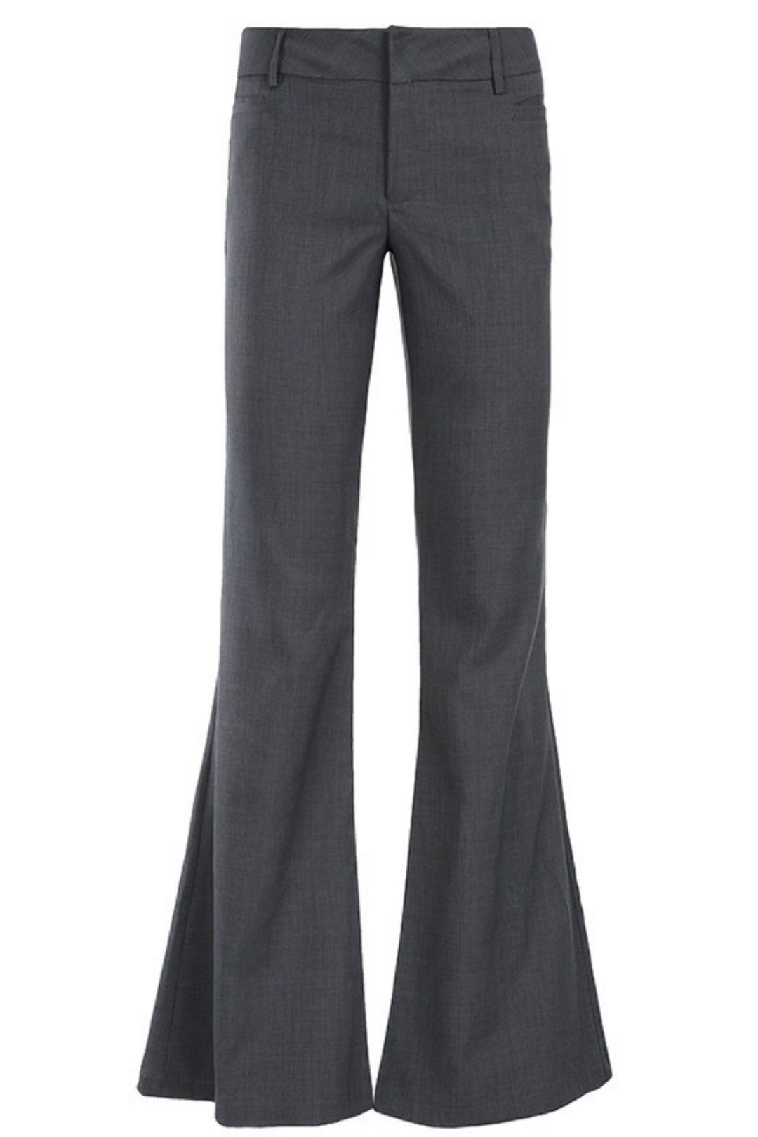 Straight Flared Casual Suit Pants