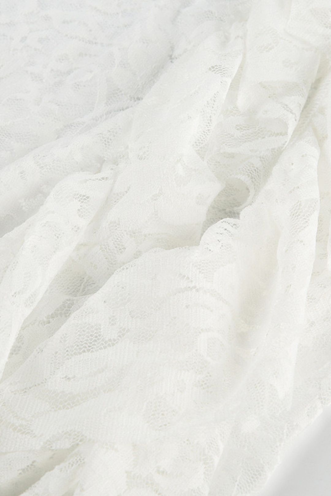 Lace Jacquard See-through Sexy Hip Skirt Pure Desire Ruffle Skirt