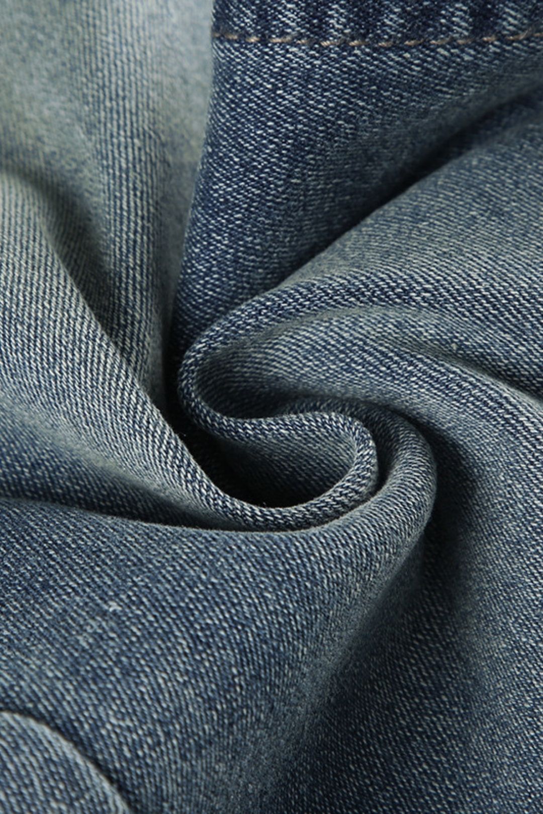 Low-rise Jeans Button-down Slim Fit Trousers Straight-leg Versatile Outer Wear Loose Wide-leg Pants