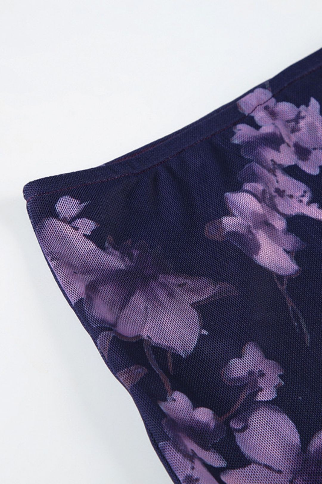 Purple Printed Anti-exposure Long Skirt