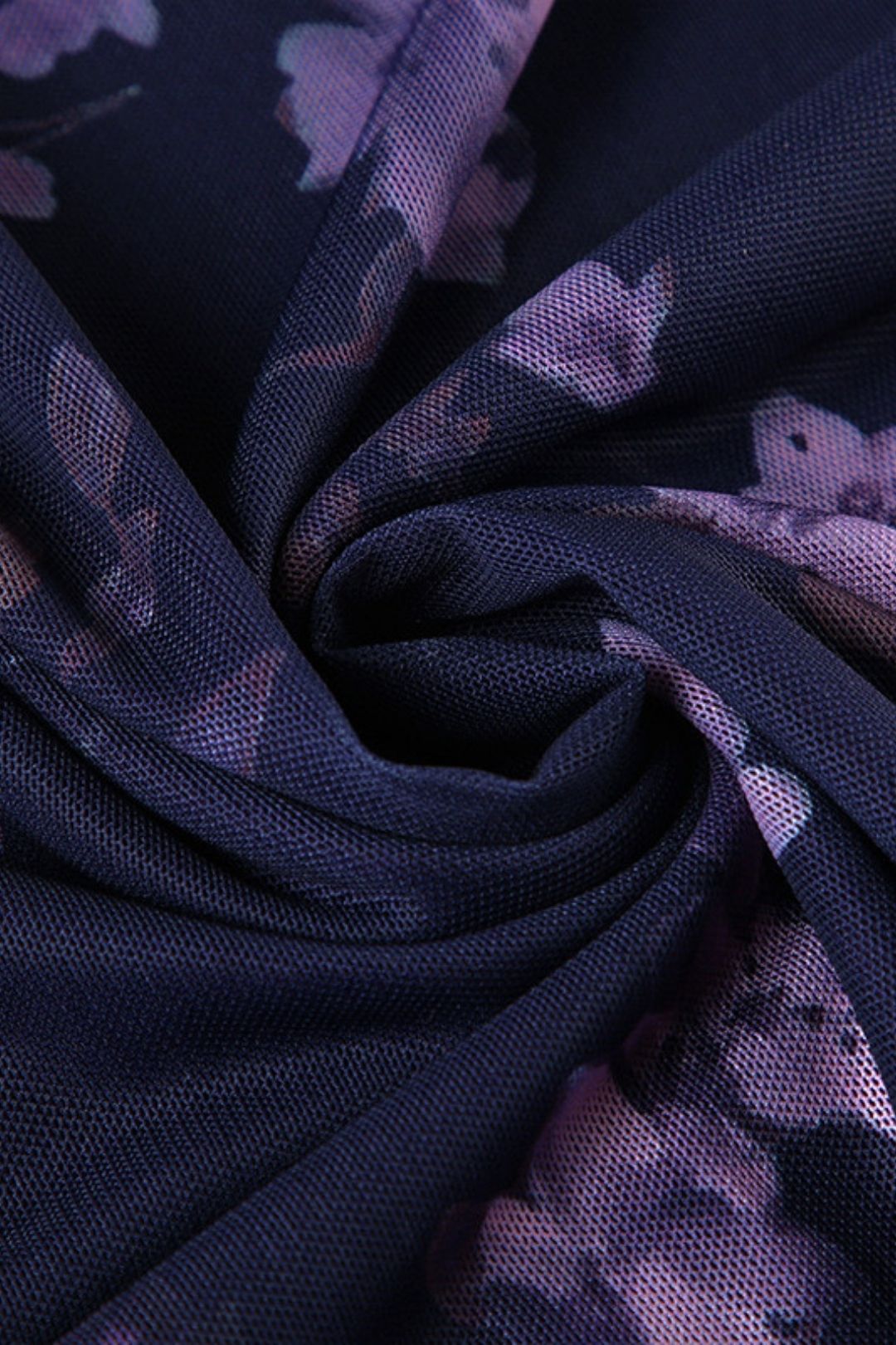 Purple Printed Anti-exposure Long Skirt