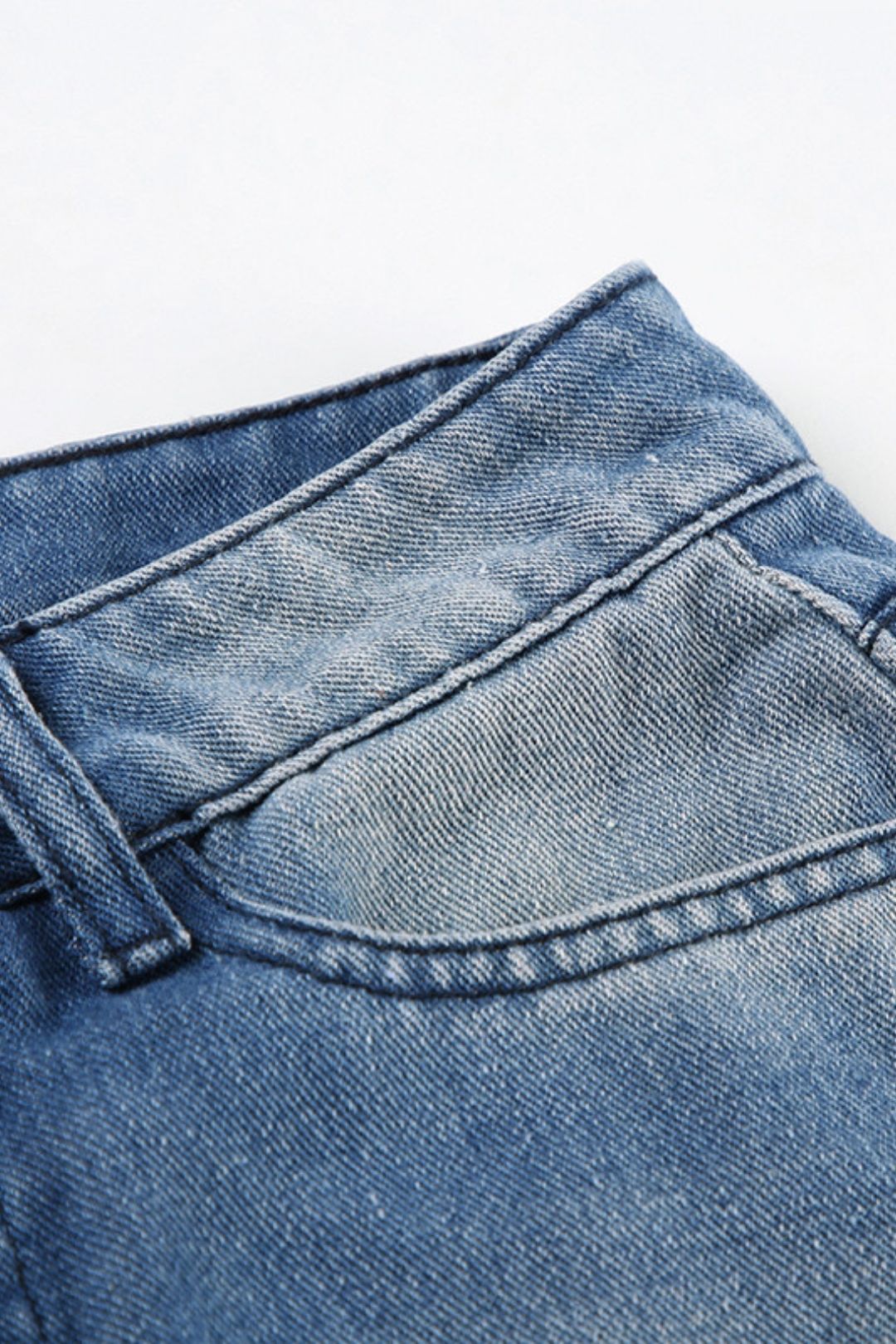 Jeans, Outer Wear, Washed Wide-leg Pants