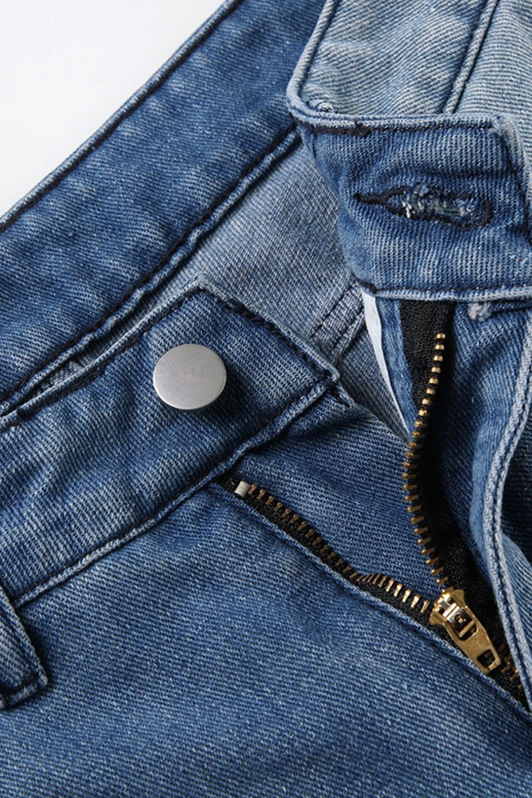 Jeans, Outer Wear, Washed Wide-leg Pants