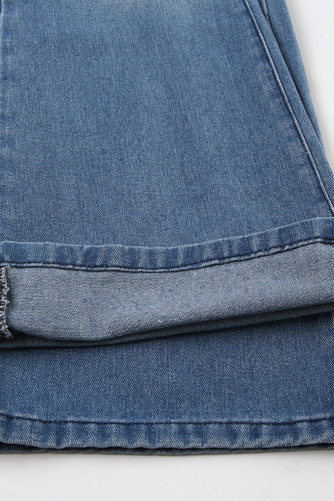 Jeans, Outer Wear, Washed Wide-leg Pants