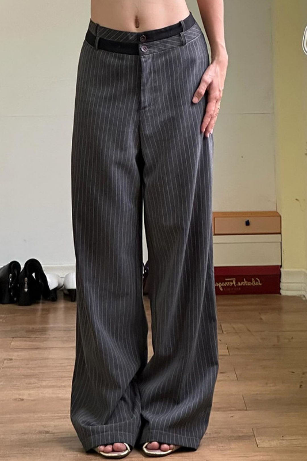 New Design Waist Casual Slim Trousers