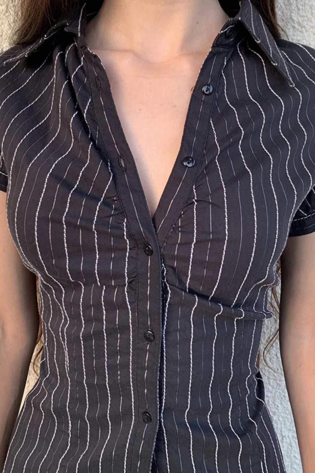 Short-sleeved Button-down Shirt