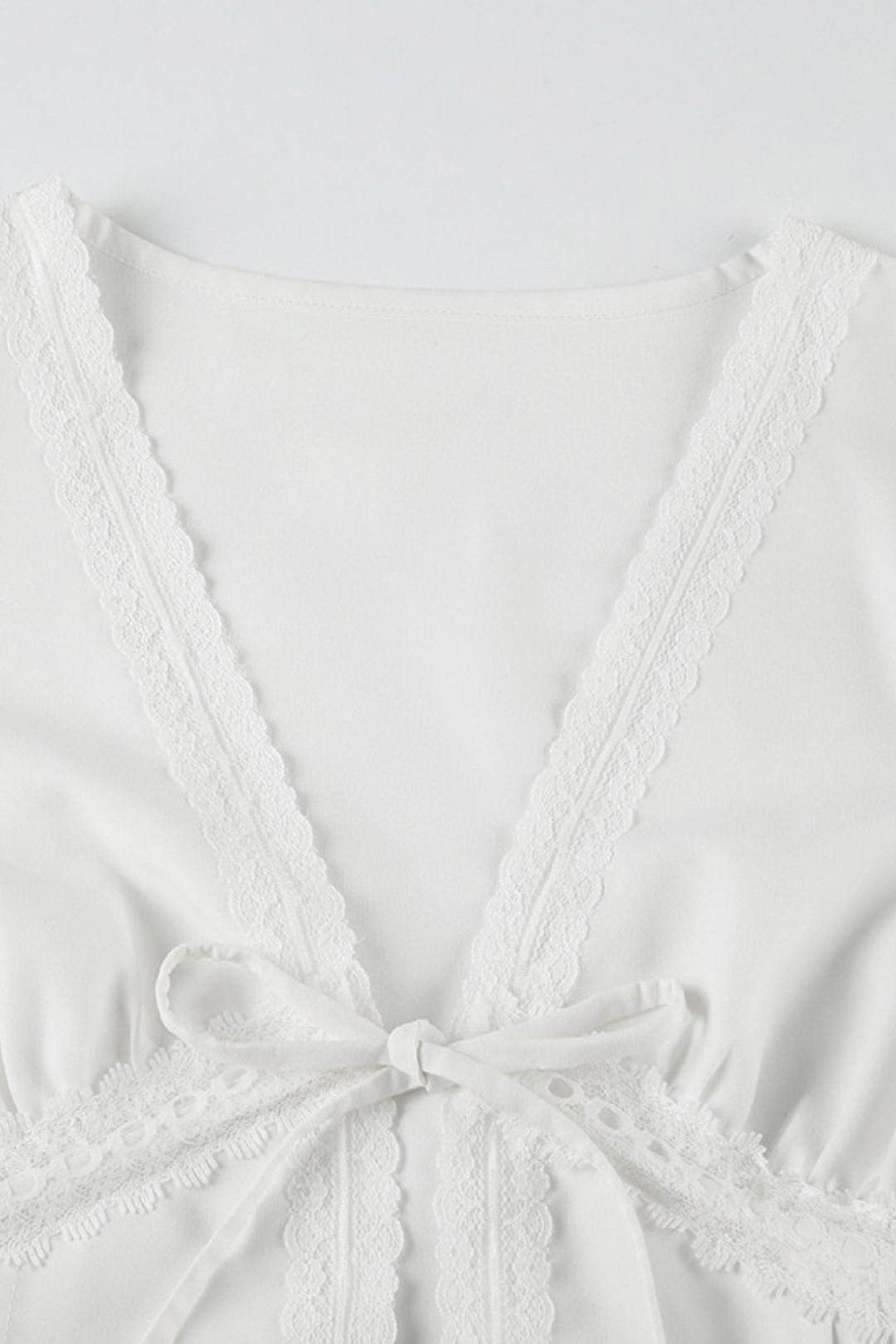 White Lace Loose Slim Pure Desire Style Hot Girl Top