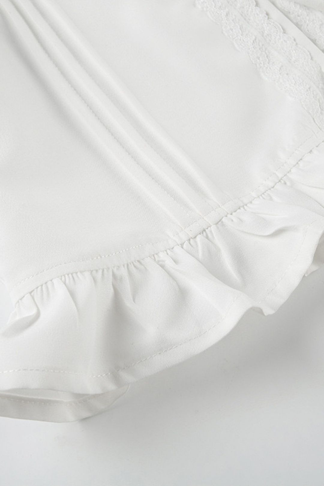 White Lace Loose Slim Pure Desire Style Hot Girl Top