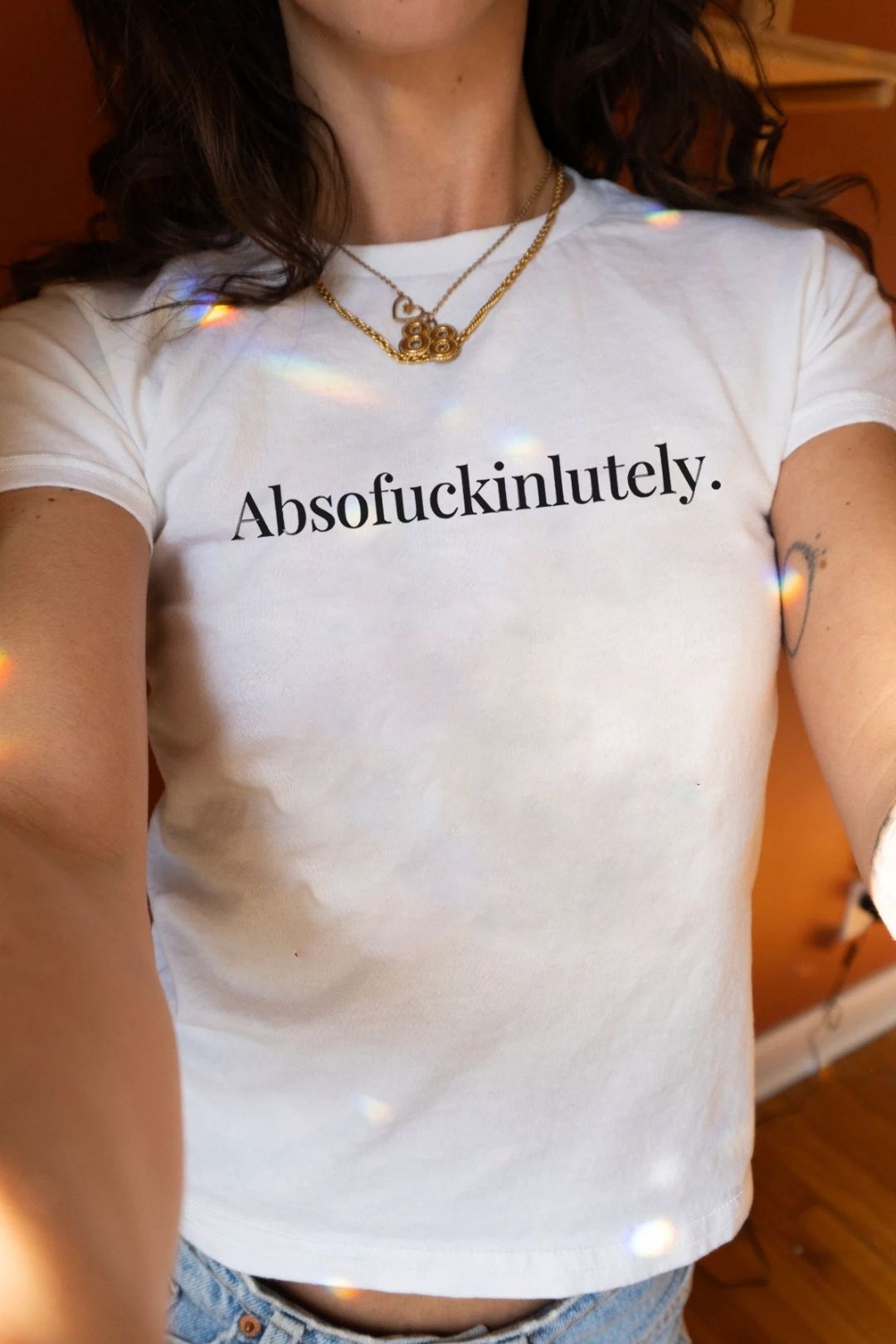 Shirt Summer Short Hot Girl Printed Top