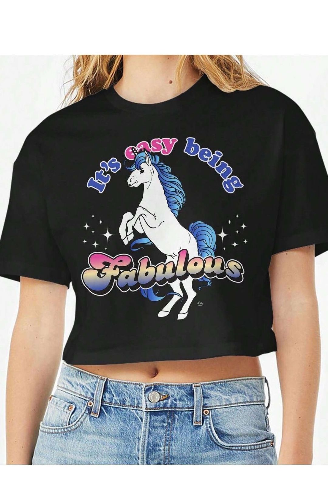 T-shirt Round Neck Shoulder Slim Fit Top