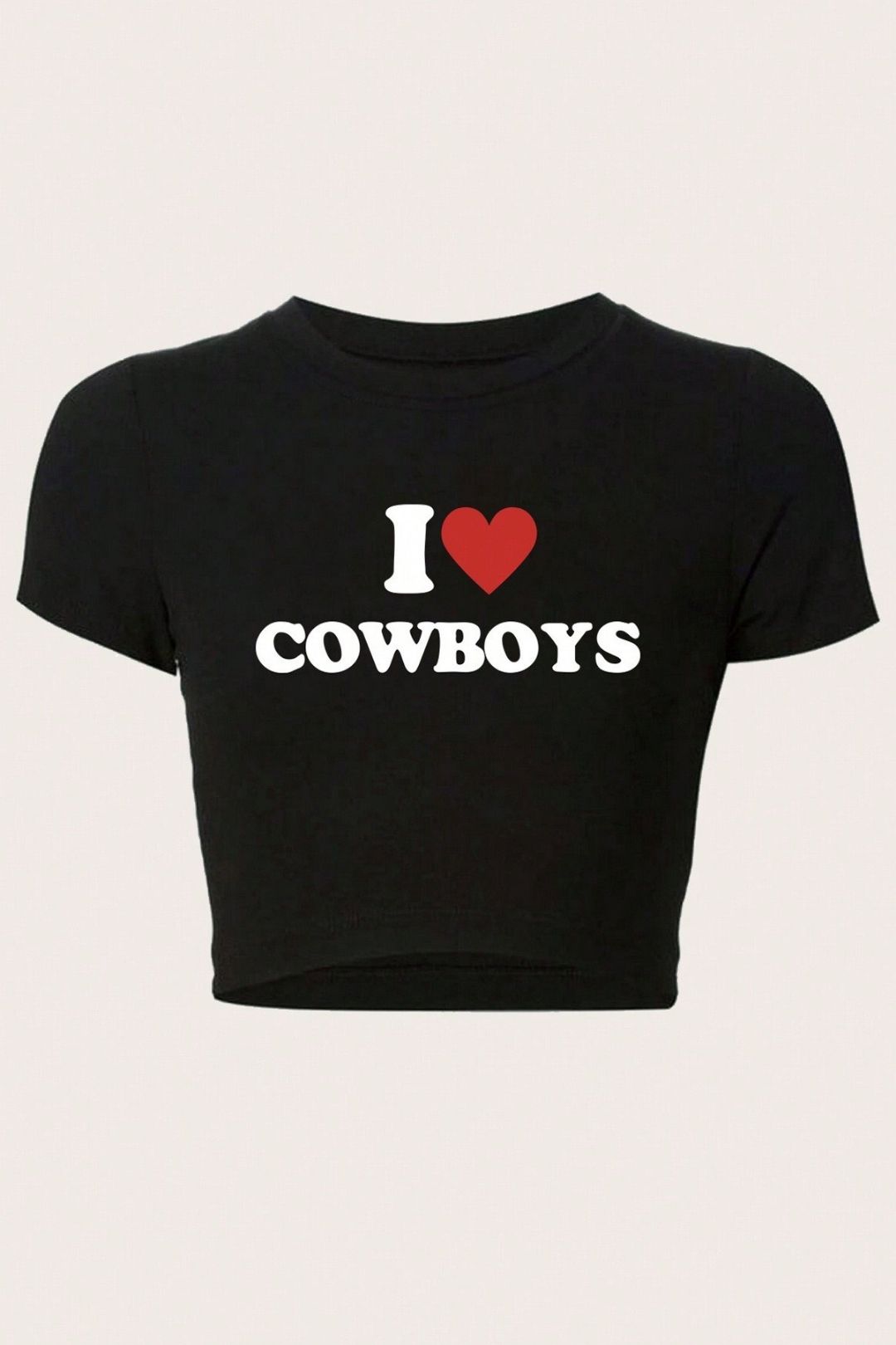 T-shirt Round Neck Shoulder Slim Fit Top