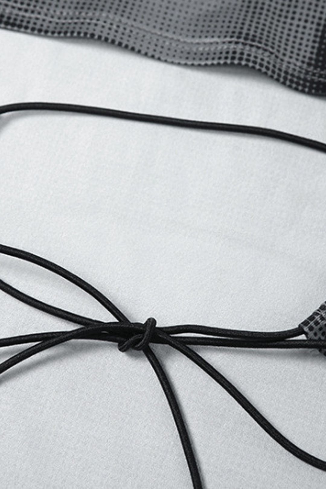 Sleeveless Round Neck Printed Contrast Color Strap Backless Hollow Vest