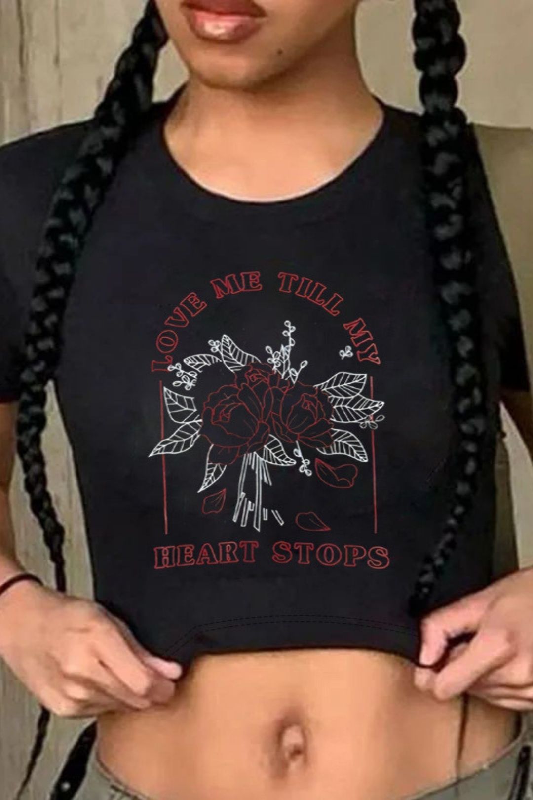 Short Sleeve Navel-baring T-shirt