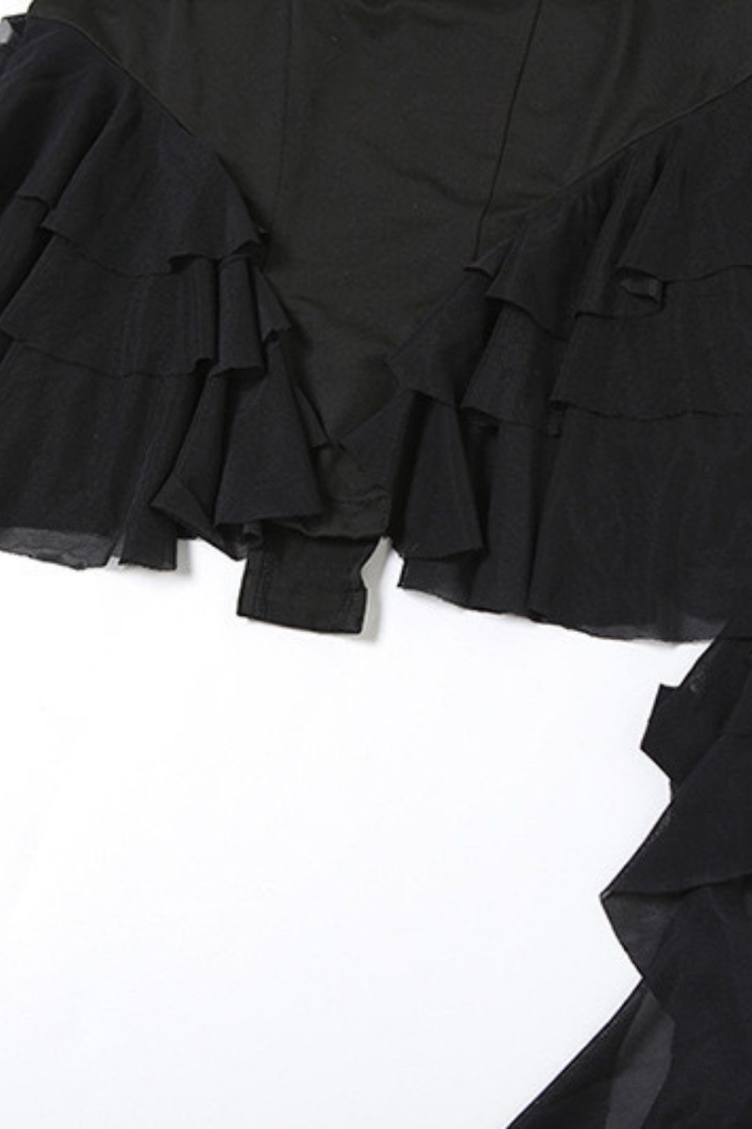 Sexy Deep V-neck Halter Neck Open Back Wood Ear Solid Color Jumpsuit