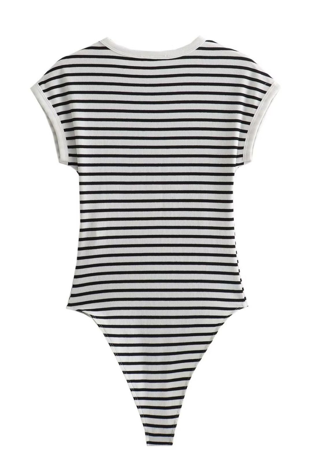 Round Neck Short Sleeve Bodysuit