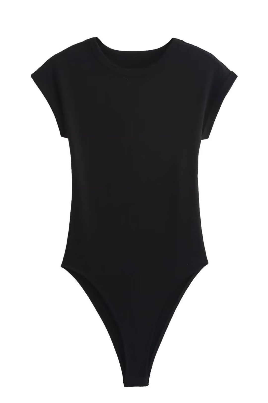 Round Neck Short Sleeve Bodysuit