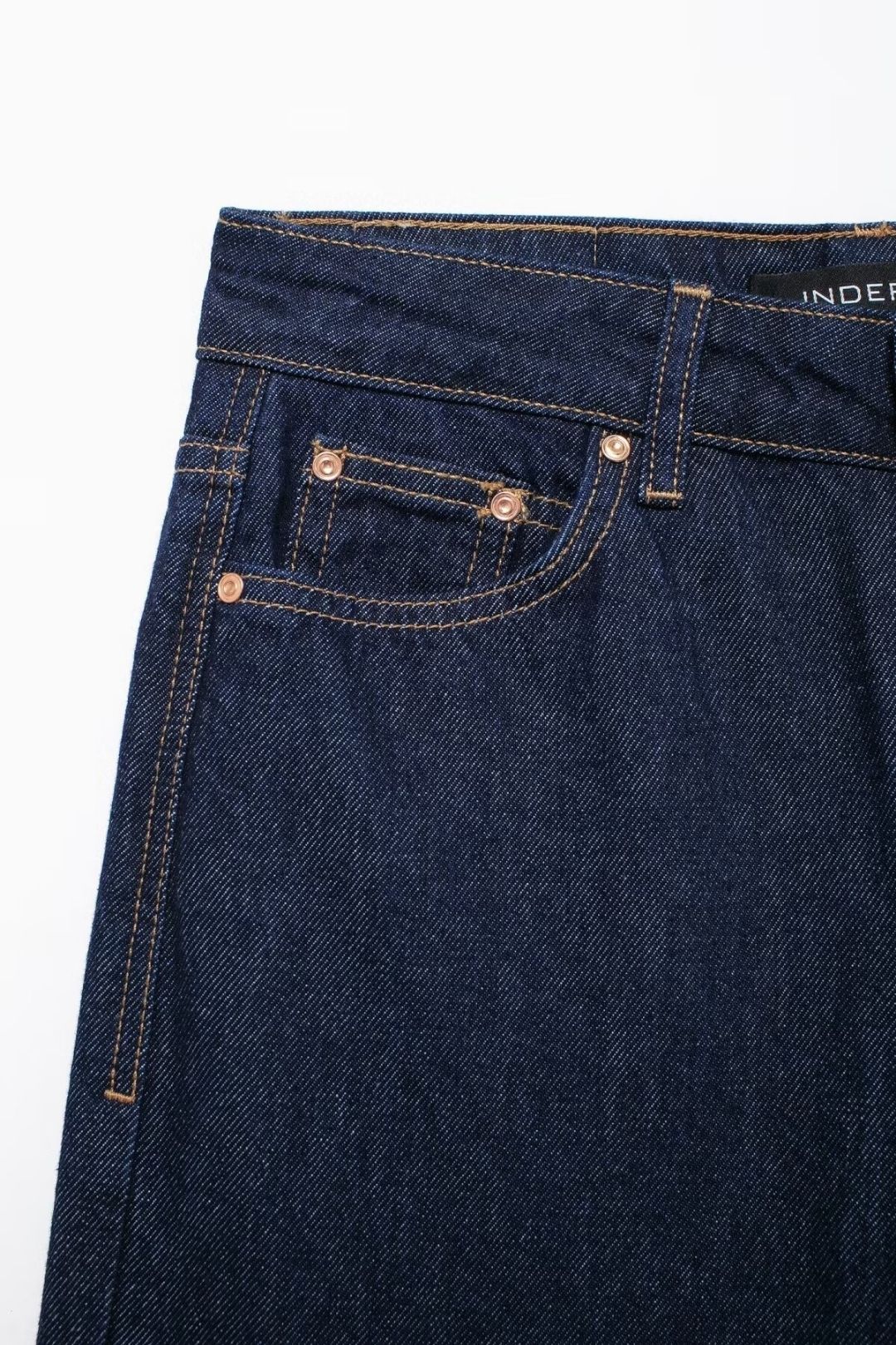 Simple High Waist Wide Leg Jeans