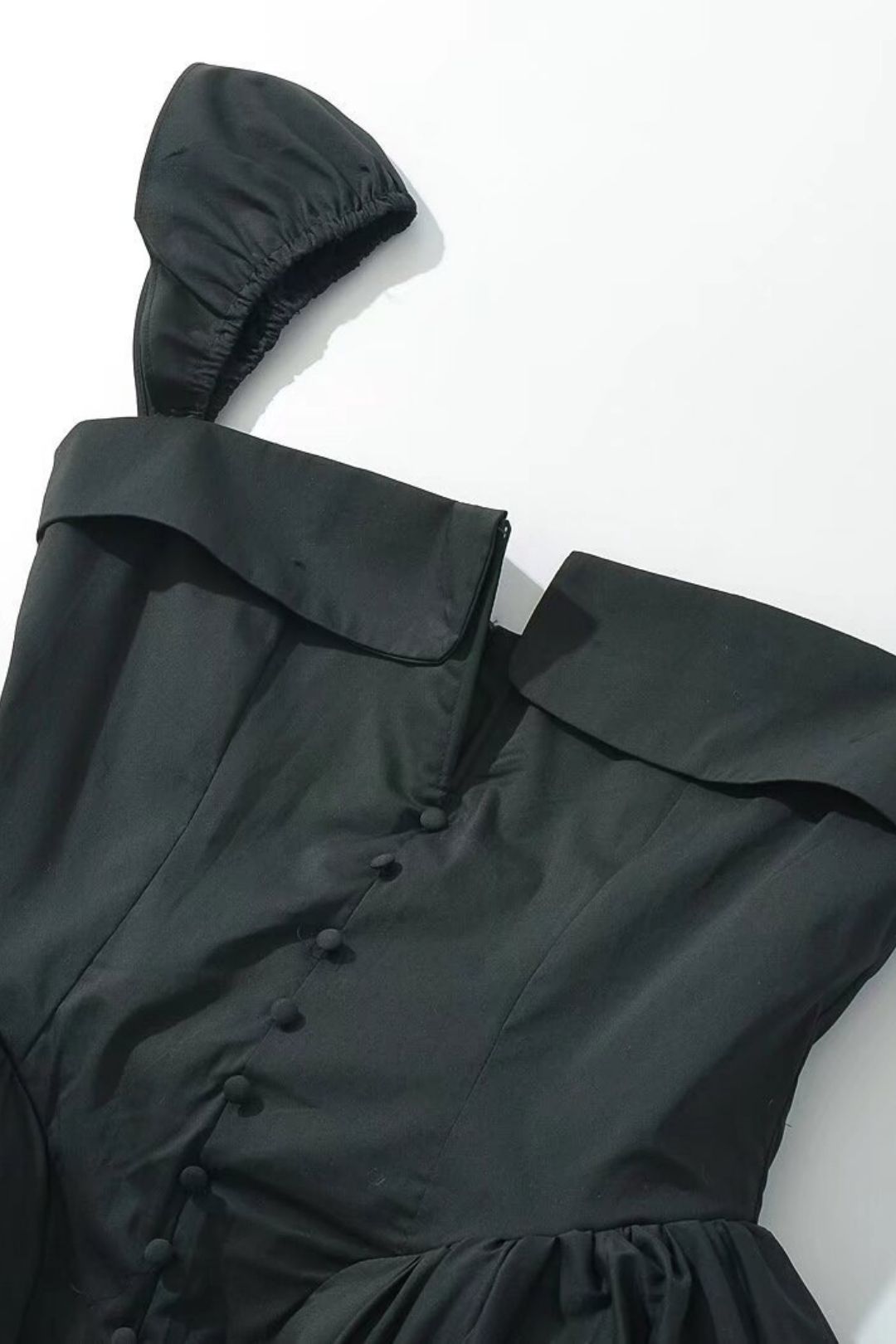 Niche Button Decoration Design Slim Mini Skirt Short Skirt