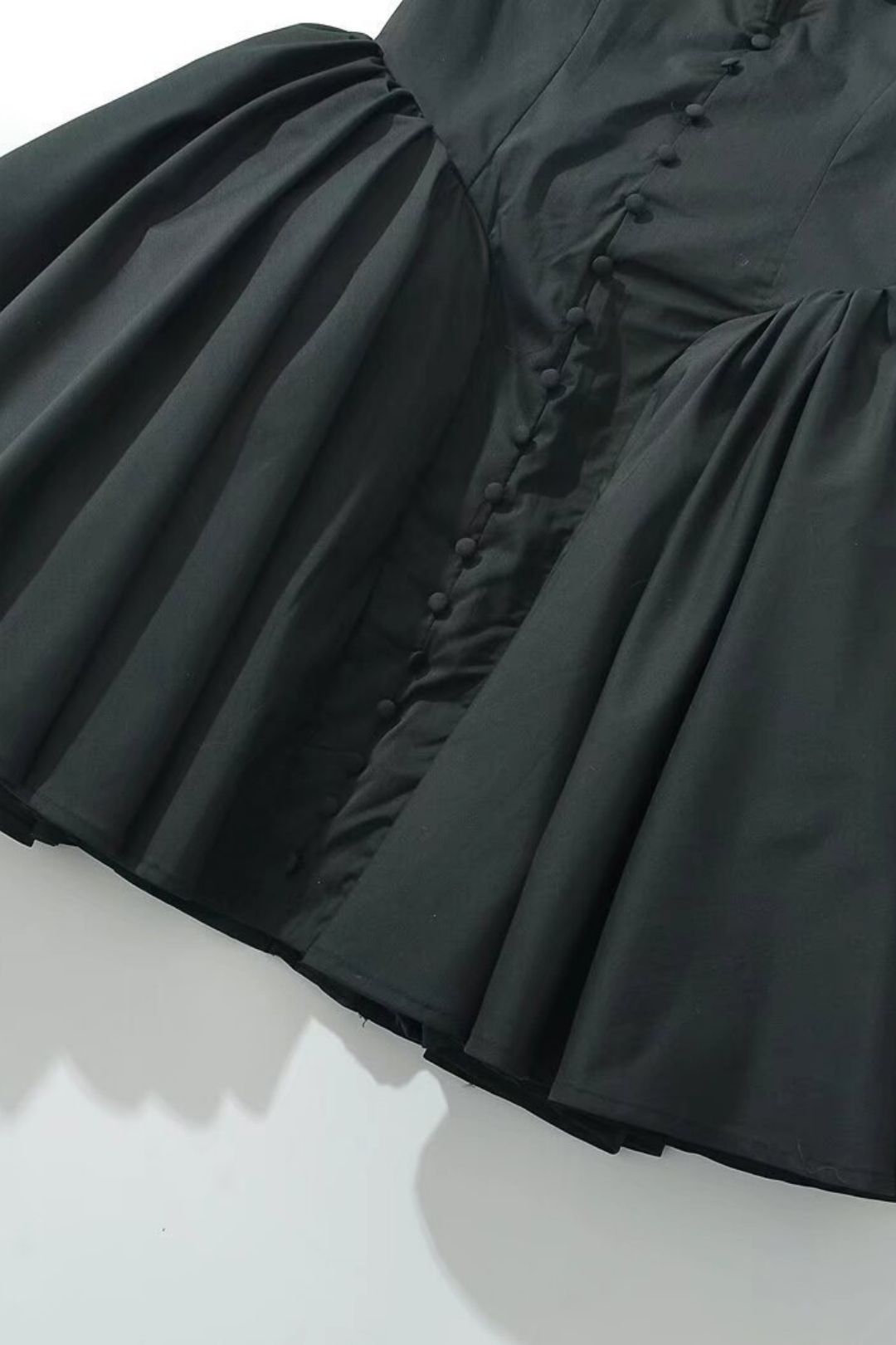 Niche Button Decoration Design Slim Mini Skirt Short Skirt