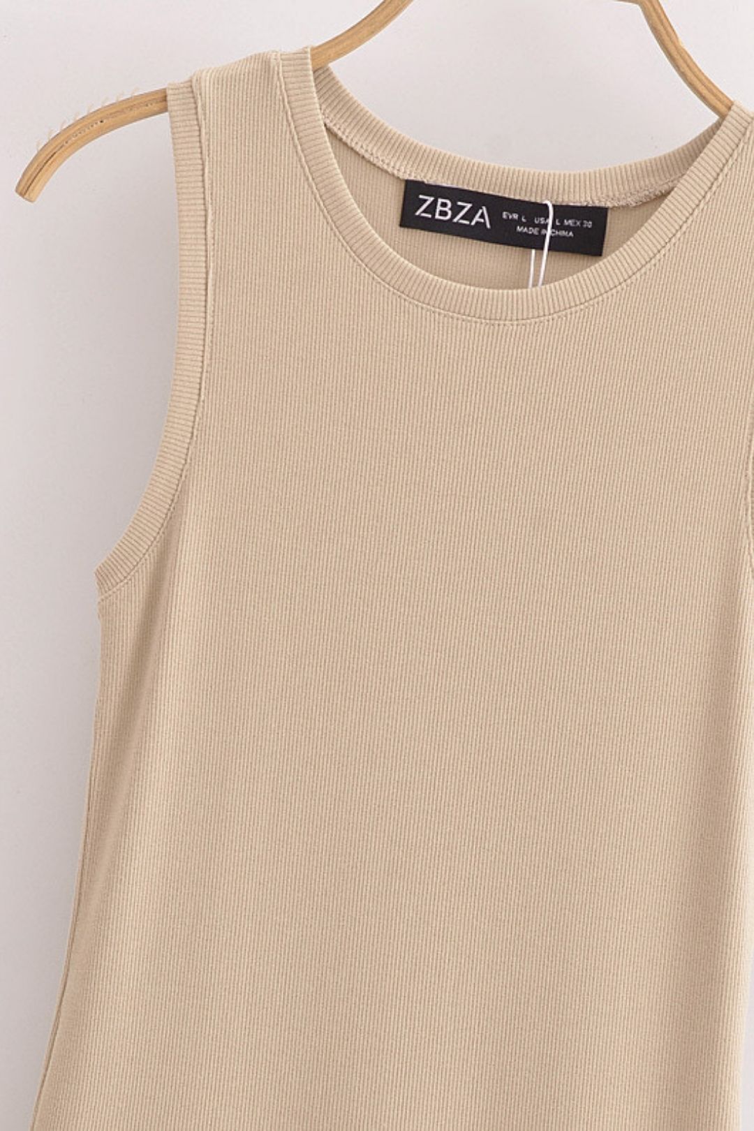 American Style Women's Fashion Solid Color Splicing Round Neck Loose Casual Long Vest Dress