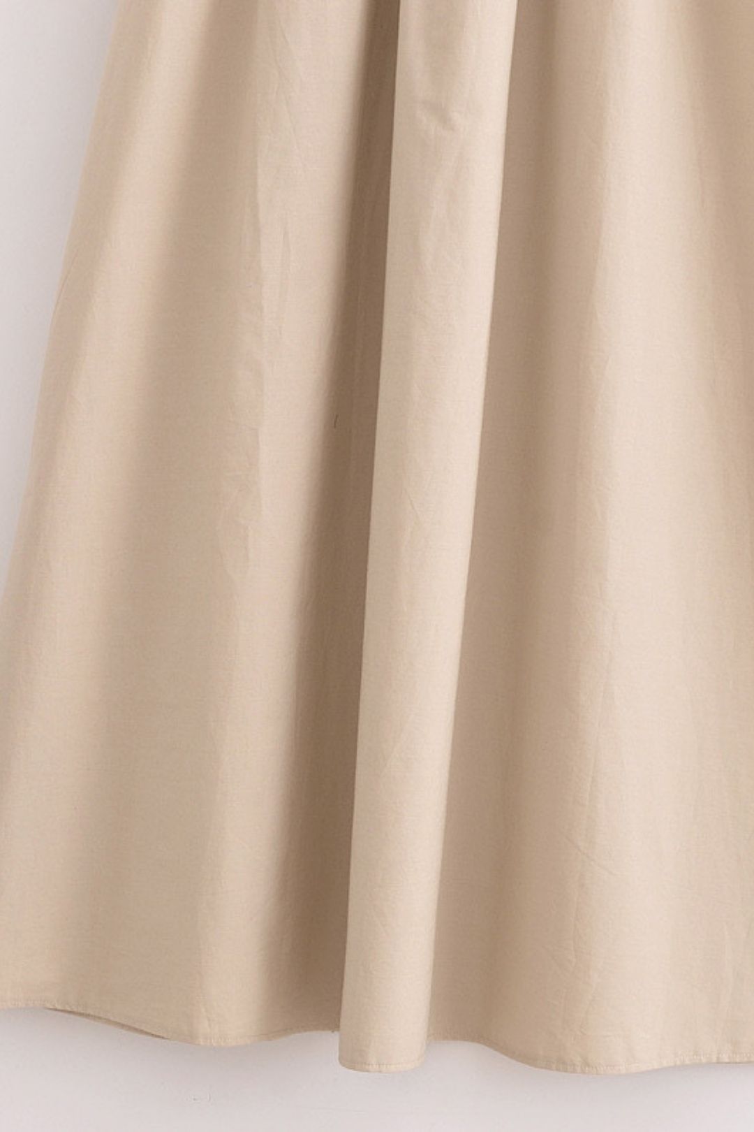 American Style Women's Fashion Solid Color Splicing Round Neck Loose Casual Long Vest Dress