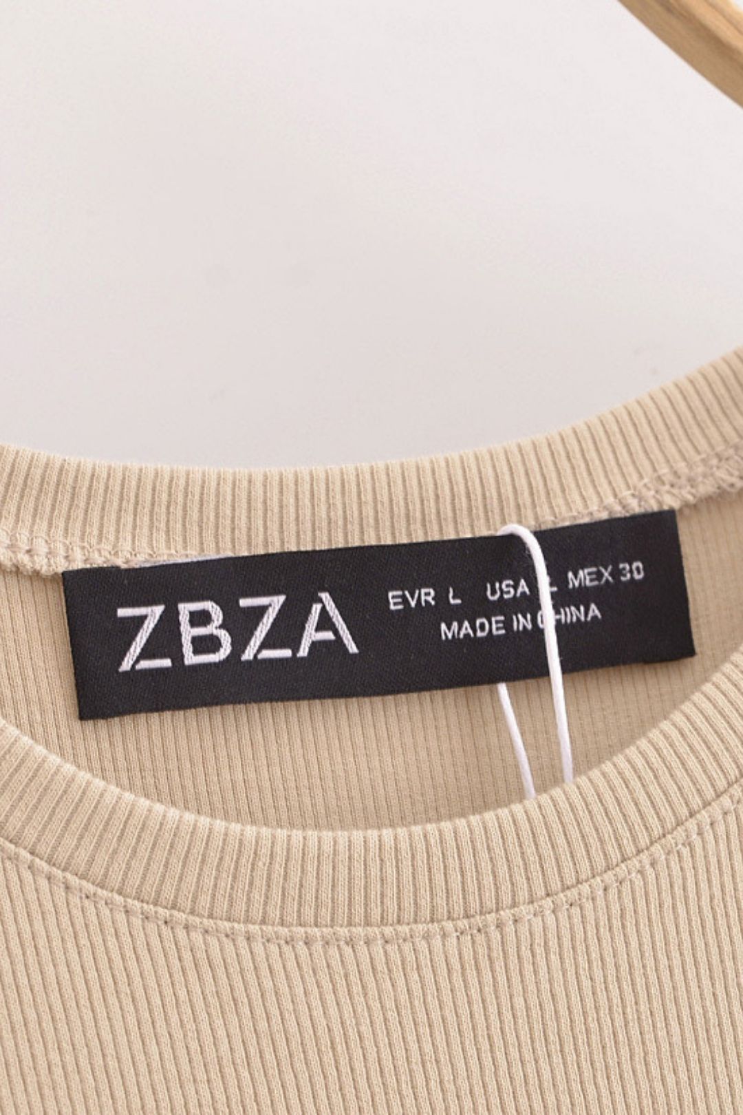 American Style Women's Fashion Solid Color Splicing Round Neck Loose Casual Long Vest Dress