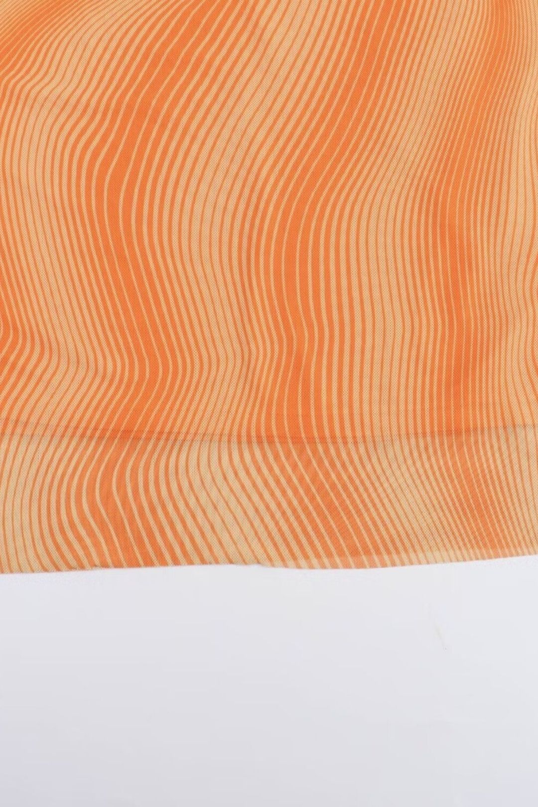 Pleated Printed Tulle Tulle Tulle Dress