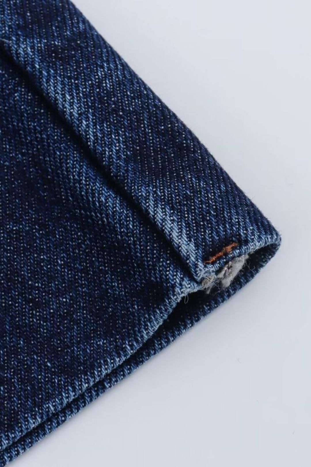 High Waist Ankle Length Wide Leg Casual Denim Pants