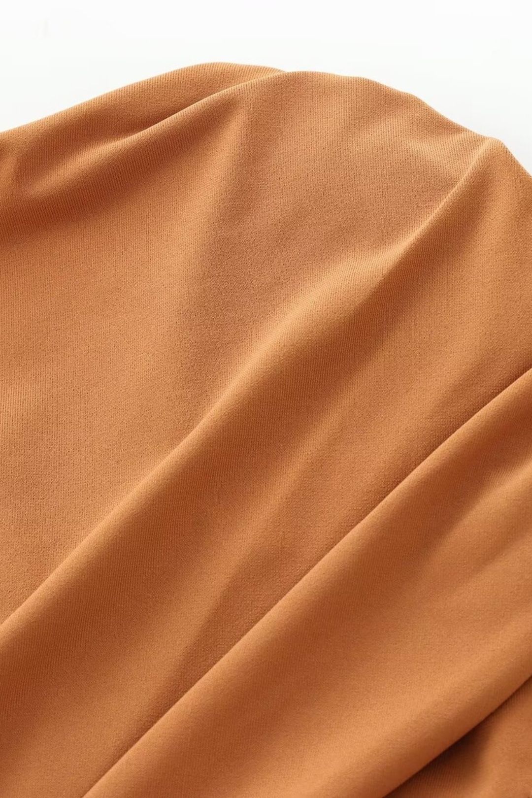 Pleated Short Sleeve Slim Dress