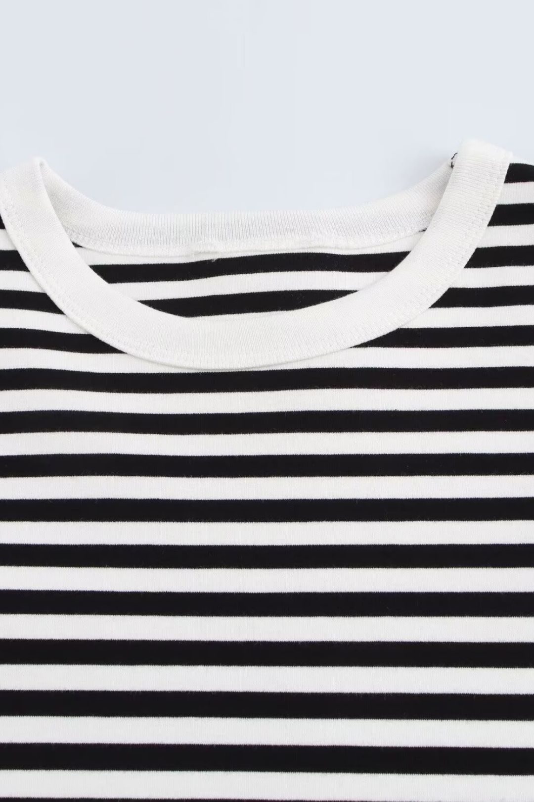 Multi-Color Double-Sided Fabric Slim Short Sleeve Round Neck T-Shirt