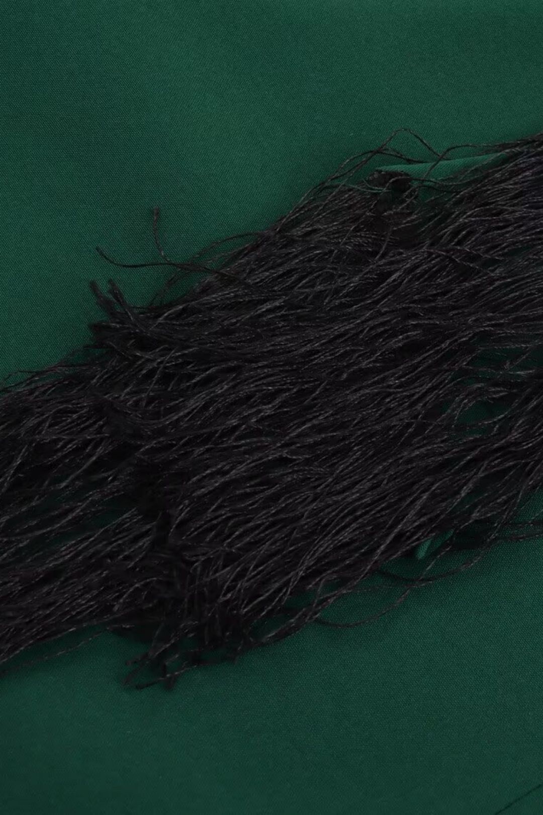 Sleeve Tassel Decorated Maxi Dress